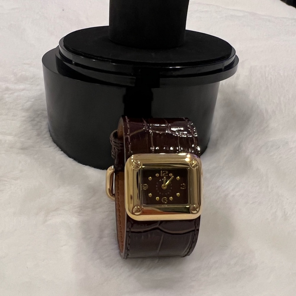 Marc Jacob’s Brown leather watch